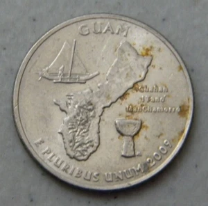 2009-D GUAM U.S. TERRITORY QUARTER 2009D - Picture 1 of 2