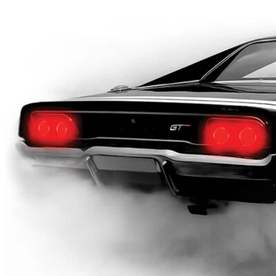 EMBLEMA LOGO SCRITTA FREGIO RILIEVO 3D GT CROMATO ROSSO ADESIVO metallo - Immagine 1 di 2