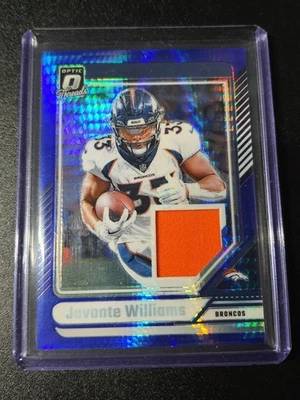 Javonte Williams - Donruss Optic Football 2024 - Broncos - Optic Threads - Patch - Bild 1 von 3