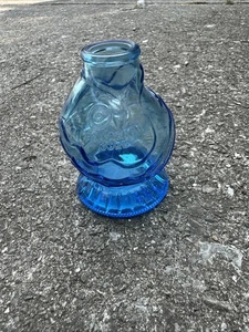 CATARRAH CURE bottiglia vintage vetro grano piccolo pesce blu tintura farmacia - Foto 1 di 10