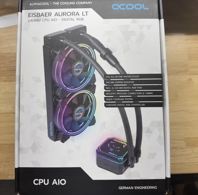 Alphacool Eisbaer LT240 Aurora CPU AIO Digital RGB - Image 1 of 3