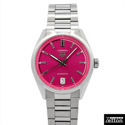 TAG HEUER Carrera Date WBN2313 .BA0001 Watches Stainless Steel Pink Japan - image 1 of 4