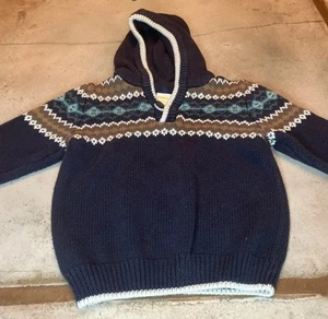 Gymboree Sweater With Hood And Loop/Button Winter Pullover Boy’s 18-24 Months - Picture 1 of 6