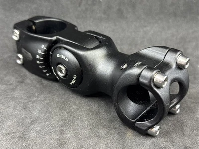 Kalloy 820 Stem 90mm, 25.4 Clamp, Adjustable, 1 1/8", Aluminum, Black - Image 1 of 4