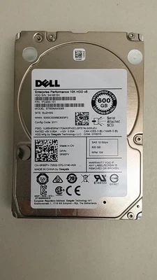 Lot of 2 Seagate Dell ST600MM0088 600 GB 2.5 in SAS 3 Enterprise Hard Drive - Image 1 of 3