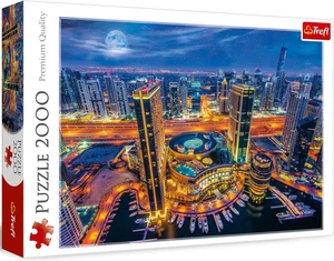 NEW Trefl Jigsaw Puzzle 2000 Pieces 15+ Ages Lights of Dubai - Picture 1 of 2