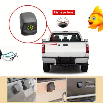 Backup Camera-170° Fisheye Lens for Toyota Hilux/GMC/Ford F-Series/Ram Rearview - Image 1 of 4