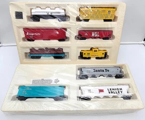 Bachmann HO Overland Limited Box Freight Train Cars - Free Ship - Picture 1 of 8