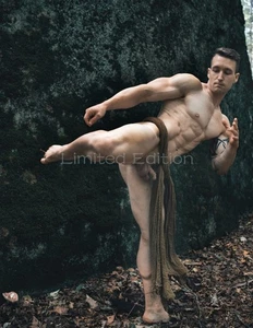 Bellissimo fisico nudo maschile interesse gay foto edizione limitata 8,5x11 7,22 - Foto 1 di 2