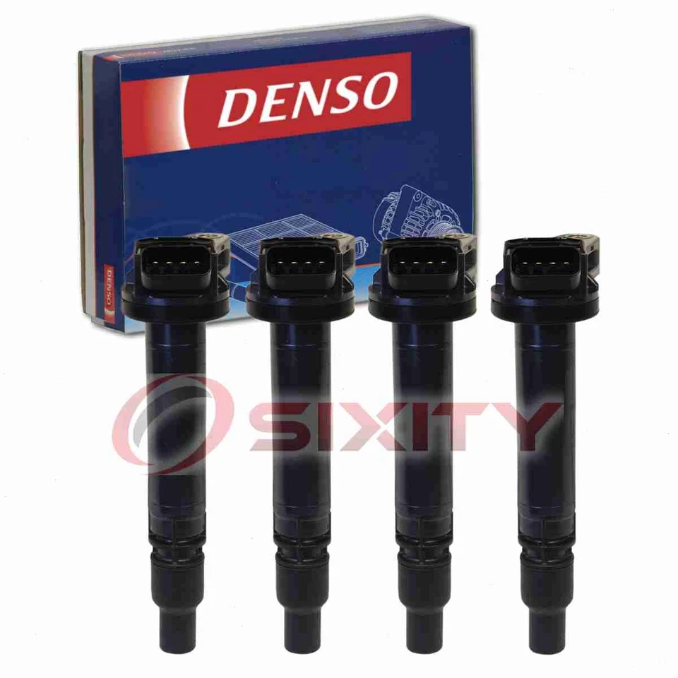 Bobinas de encendido directo Denso de 4 piezas para Toyota Camry 2010-2017 2,5 L L4 Spark dh Foto 1 de 4