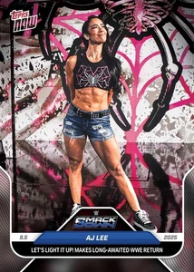 Topps Now WWE Wrestling 2025 - AJ Lee - Bild 1 von 2