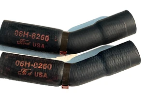 1940 40 LINCOLN ZEPHYR V12 UPPER RADIATOR HOSES PAIR NEW UNUSED 06H-8260 - Picture 1 of 7