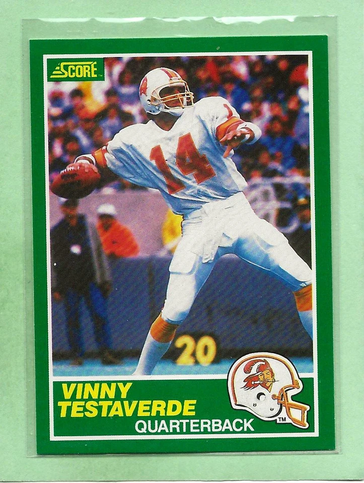 VINNY TESTAVERDE - 1989 Score - #224 - MINT - Buccaneers - $1.00 Shipping - Image 1 of 1