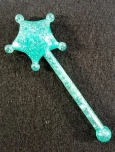 My Little Pony MLP G1 Princess Aqua Blue Glitter Wand Scepter Accessory Vtg 80s - Picture 1 of 3