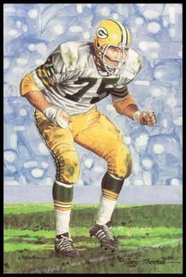 Forrest Gregg 1991 Goal Line Hall of Fame Art Collection #68 /5000 Packers - Image 1 of 2