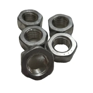 Tuercas hexagonales con acabado de aluminio 5/8"-11 (lote de 5) - Imagen 1 de 1