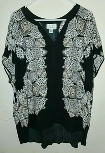 Simply Emma Gorgeous Blouse Womens Size 2X WORN ONCE 🔥  - Picture 1 of 8
