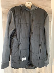 MATIX Jacket Men's Large Hooded Full Zip-up Skateboarding Gray/Black - Size S - Picture 1 of 6