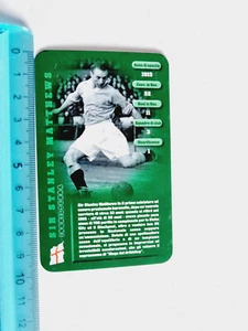 STANLEY MATTHEWS ENGLAND CARD RARE CARD TOP TRUMPS HASBRO 2000 ORIGINAL - Picture 1 of 2