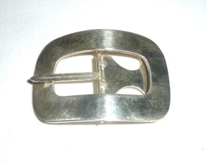 Hebilla plateada vintage (DE LOTE ANTIGUO) sin usar 70 mm x 45 mm - Imagen 1 de 3