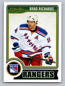 2014-15 O-Pee-Chee Rangers Hockey Card #318 Brad Richards - Picture 1 of 2