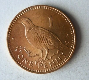1991 GIBRALTAR ONE PENCE - Great Coin - AU - FREE SHIP - Bin SSS - Picture 1 of 2