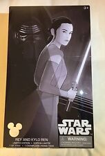 Disney D23 Expo Exclusive 2 Star Wars Action Figures REY & KYLO REN LE 1000 NEW