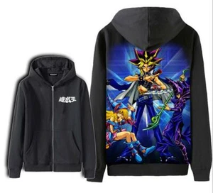 Yu-Gi-Oh! Cosplay Anime Kapuzen Sweatshirt Hoodie pullover Jacket Jacke Pulli - Picture 1 of 1