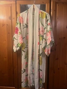 Ted Baker Floral Dressing Gown Size 8-10 - Picture 1 of 5
