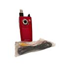 Emerson HD 720P Red Camcorder 4x Digital Zoom, F2 8 f=3.1mm 2in Screen