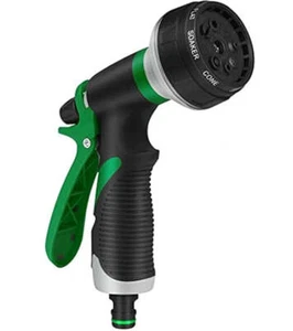 Adjustable Watering Gun 8 Functions High Pressure Water Gun for Garden or Car - Picture 1 of 8