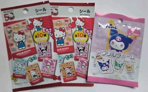 Sanrio *Hello Kitty 50th Anniversary* stickers and collectible charm from Japan - Picture 1 of 7