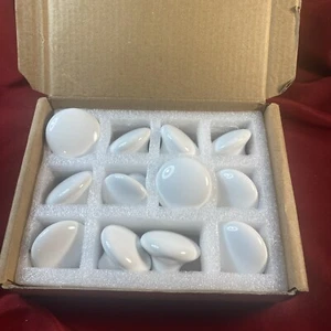 Tiradores y perillas Koofizo blanco nuevo en caja 12 - Imagen 1 de 6