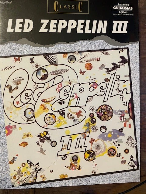Classic LED ZEPPELIN III Guitar/Vocal Authentic GUITAR-TAB Edition - Image 1 of 1