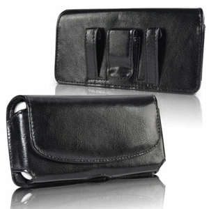 Genuine Leather Case Cover Pouch Holster Belt Clip For iPhone 11 Pro Max XR 8+ 7 - Picture 1 of 23