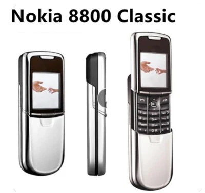 Original Nokia 8800 Mobile Phone 2G GSM Tri-band Unlocked Classic 3 Colors - Image 1 of 4