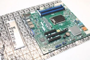 SUPERMICRO .. CARTE MERE X11SSL-F LGA 1151 DDR4 SATA3+ PLAQUE ARRIERE ..#B - Photo 1/10