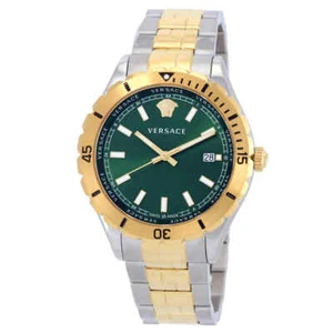 Versace Hellenyium Quartz Green Dial Men's Watch VE3A00720 - Picture 1 of 3