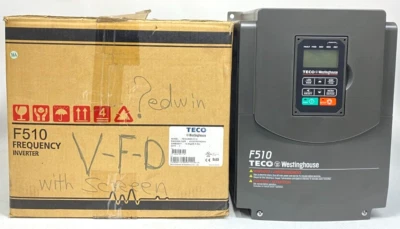 TECO F510-4040-C3-U 58Amp 40HP 480VAC 3Pole 30KW Inverter AC Drive VFD - Image 1 of 4