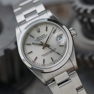 Rolex 31 mm Datejust tamaño mediano 78240 acero Oyster automático 2001 Foto 1 de 4