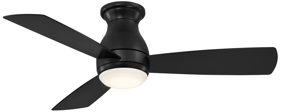 44" Fanimation Hugh Black Wet Rated LED Hugger Fan with Remote - Image 1 of 1