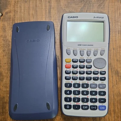 Casio FX-9750GII Graphing Calculator - White Works Great! - Image 1 of 4