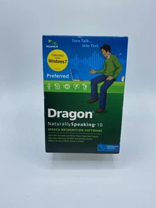 Nuance Dragon NaturallySpeaking 10 Rev F Preferred Speech Recognition Software - Picture 1 of 3