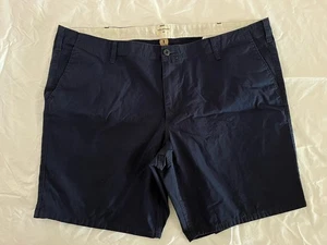 Dockers Size 44 Blue Khaki Shorts Lightweight Navy Blue Shorts 44 Waist 9 Inseam - Picture 1 of 7