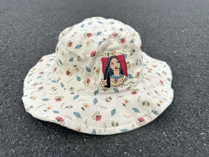 Vintage 90’s Disney Pocahontas Bucket Hat Toddler Size 4-6 RARE Kids Print - Picture 1 of 5