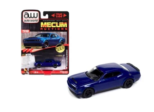 2018 Dodge Challenger SRT Demon *RR* Auto World Premium Mecum Auctions 1:64 - Zdjęcie 1 z 3