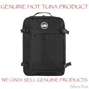 HOT TUNA TRAVEL BLACK & CHARCOAL BACKPACK SCHOOL TRAVEL SPORTS GYM BAG BRAND NEW - Picture 1 of 7