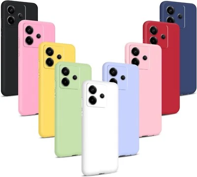 COVER + PELLICOLA VETRO PER XIAOMI REDMI 13 TEMPERATO CUSTODIA SILICONE MORBIDO - Immagine 1 di 4