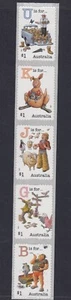 AUSTRALIA 2017 Dinkum AUSSIE Alfabeto BOBINA P&S tira de 5 montadas sin montar o nunca montada - Imagen 1 de 1