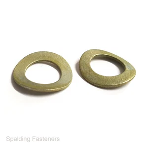 METRIC CURVED RING WASHERS DIN1374 ZINC YELLOW - Afbeelding 1 van 1